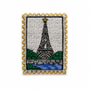 SPILLA  FRANCOBOLLO TOUR EIFFEL
