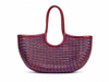 BORSA SHOPPER IN PELLE INTRECCIATA ZIG ZAG