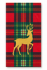TOVAGLIOLI CARTA TARTAN ROSSO CERVO