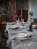 TOVAGLIA LINO GREZZO BLOCKPRINT