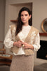 GILET RICAMATO BEIGE