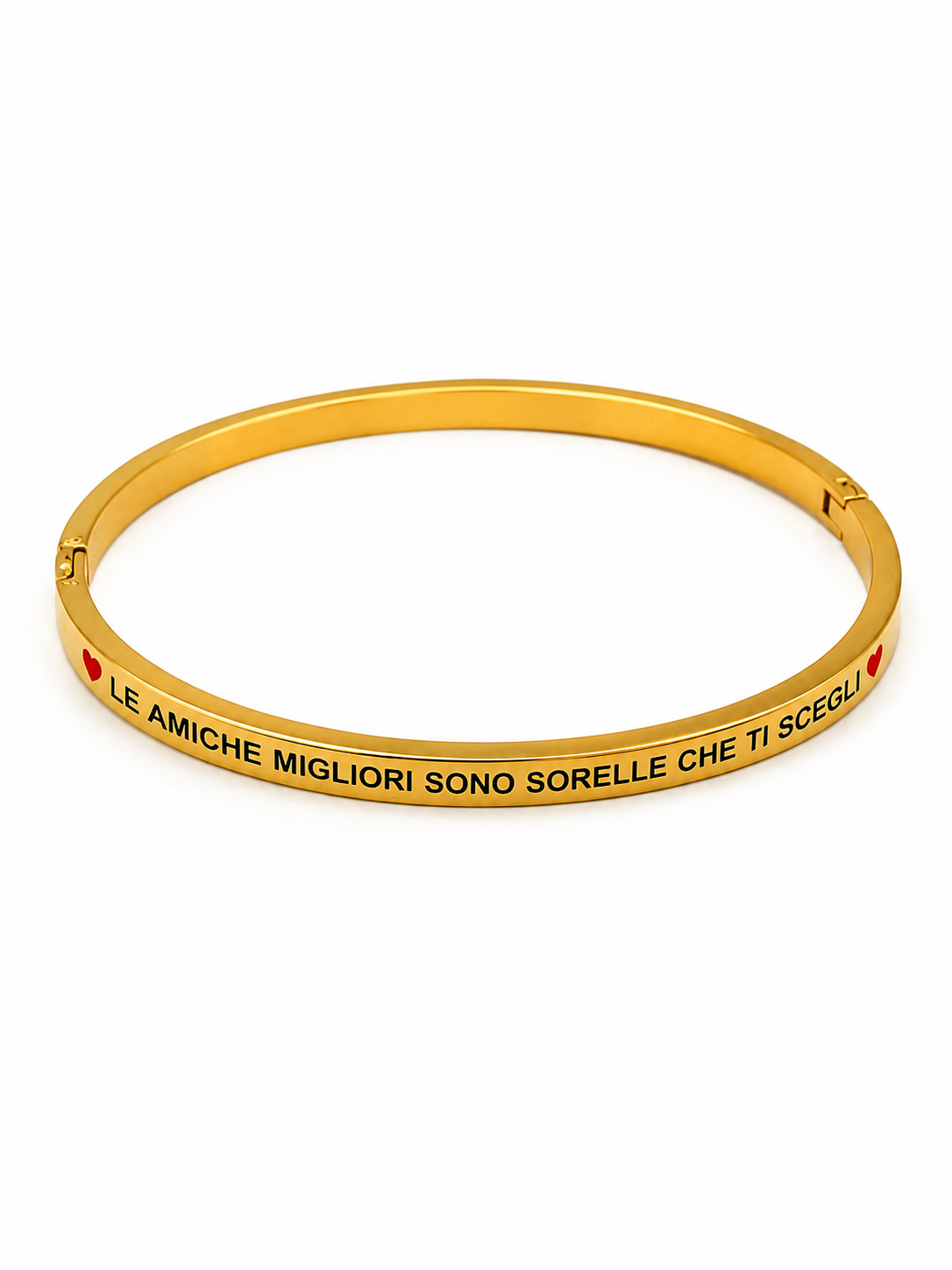 bracciale  rigido LE AMICHE MIGLIORI  SONO  SORELLE CHE TI SCEGLI