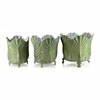 CACHE POT FOGLIE PIEDI ALTO