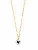COLLANA CUORE BLU