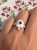ANELLO   ARGENTO SMALTATO LITTLE PIG