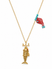 COLLANA LUNGA PESCE