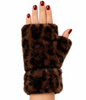 GUANTI SENZA DITA ANIMALIER