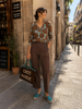 Pantalone  ORANGORILLA MARTA NEW CIOCCOLATO