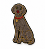 SPILLA RICAMATA WEIMARANER