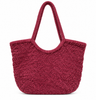 SHOPPER SUEDE BURGUNDY