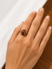 ANELLO   ARGENTO SMALTATO RANA