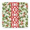 PIATTI CARTA TREILLAGE ROSSO