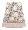 TOVAGLIA BLOCKPRINT DALHIA BROWN