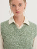 GILET MELANGE VERDE
