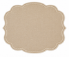 TOVAGLIETTA IN MISTO LINO RICAMATA BEIGE