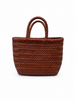 BABY BORSA SHOPPER IN PELLE INTRECCIATA 2 colori