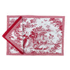 TOVAGLIETTA AMERICANA  TOILE DE JOUY ROSSA