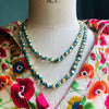COLLANA  LUNGA HOUSE OF THUINA TURCHESE
