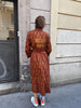 KIMONO LUNGO STRESSATA E FELICE