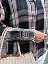 CAMICIA TARTAN NERO