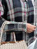 CAMICIA TARTAN NERO