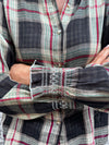 CAMICIA TARTAN NERO