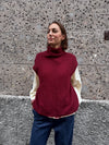 GILET COLLO ALTO BORDEAUX