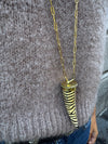 COLLANA CORNO LEGNO