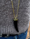 COLLANA CORNO OSSO