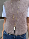 COLLANA CORNO OSSO