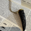 COLLANA CORNO OSSO