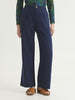PANTALONI LINO BLU INDIGO