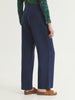 PANTALONI LINO BLU INDIGO