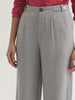 PANTALONI LINO GRIGIO CHIARO