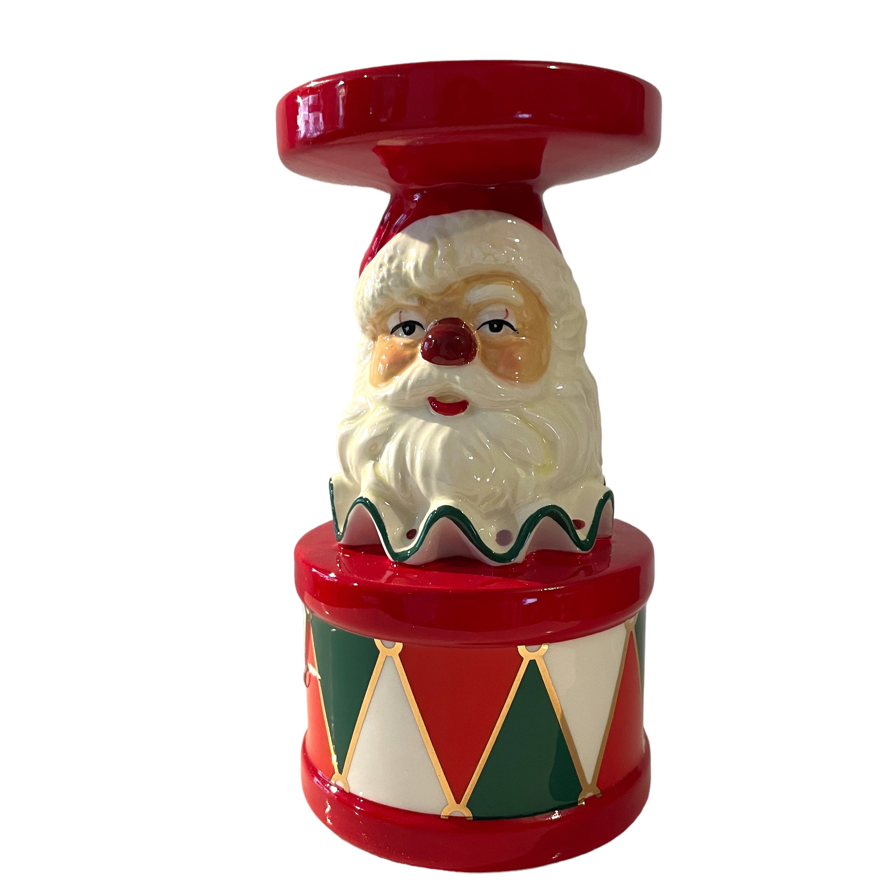 PORTACANDELE BABBO NATALE