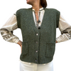 GILET MELANGE VERDE