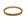 bracciale  rigido  RICORDATI DI ESSERE FELICE