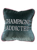 Cuscino  "CHAMPAGNE ADDICTED"