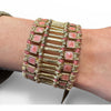 BRACCIALE  HOUSE OF THUINA SMALTO BLU ROSA