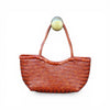 MINI BORSA SHOPPER IN PELLE INTRECCIATA 3 colori