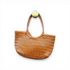 MINI BORSA SHOPPER IN PELLE INTRECCIATA 3 colori