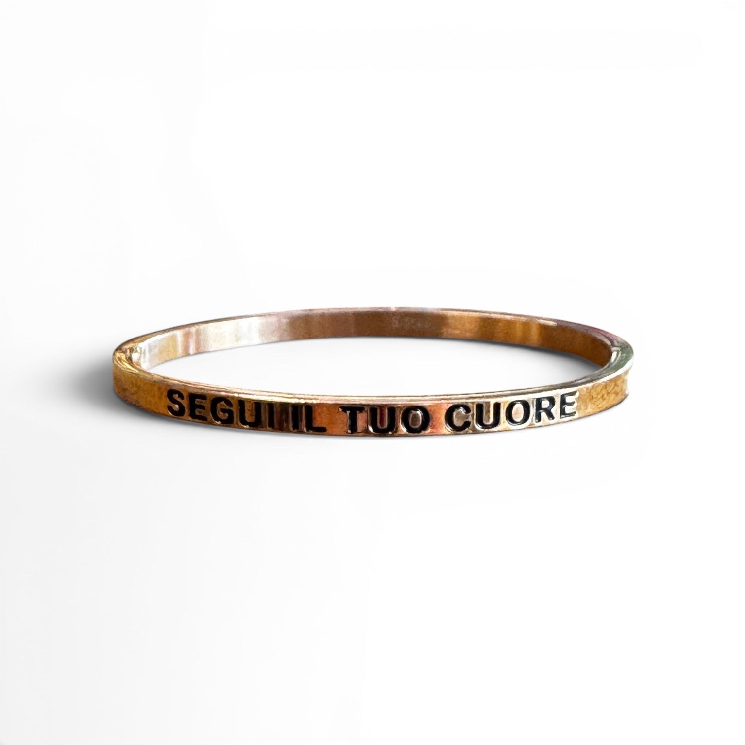 bracciale  rigido SEGUI IL TUO CUORE