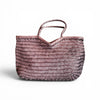 BORSA SHOPPER IN PELLE INTRECCIATA LAVATA  CIPRIA