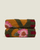 COPERTA ROSE FLOWER ZAFFERANO