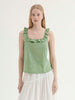 CAMICIA SMANICATA VERDE MENTA