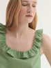 CAMICIA SMANICATA VERDE MENTA
