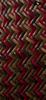 BORSA SHOPPER IN PELLE INTRECCIATA ZIG ZAG