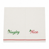 coppia asciugamani ospiti “NAUGHTY/NICE”