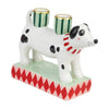 PORTACANDELE CANE NATALE