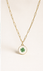 COLLANA  GIROCOLLO QUADRIFOGLIO